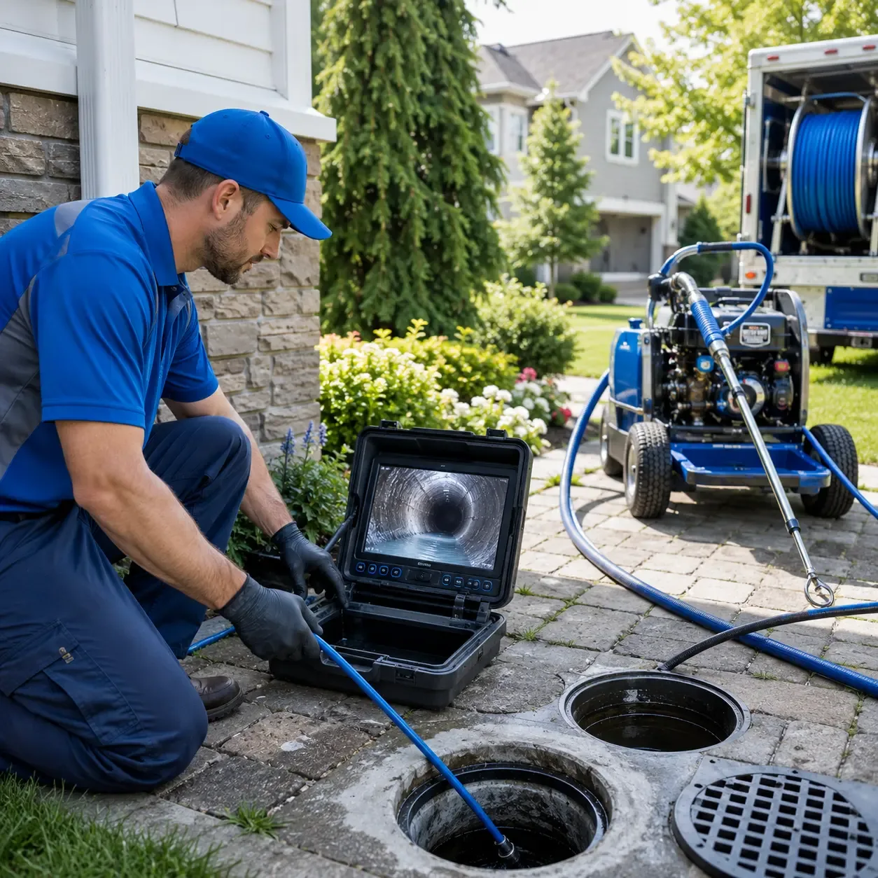 Outdoor drain cleaning professionals serving Wind Ridge, PA
